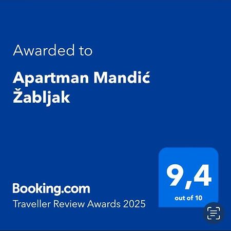 Apartman Mandic Zabljak Dış mekan fotoğraf