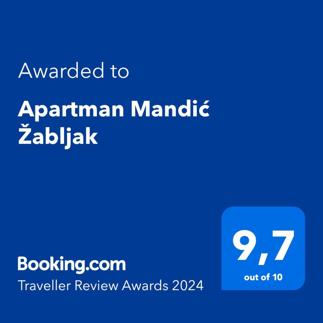 Apartman Mandic Zabljak Dış mekan fotoğraf